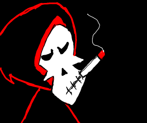 JVodkaArt's tweet photo. Grim smoking backward
(Drawception - whatever in 2020)
#drawception #billyandmandy #grimreaper #skeleton https://t.co/d5NKs1gvkO