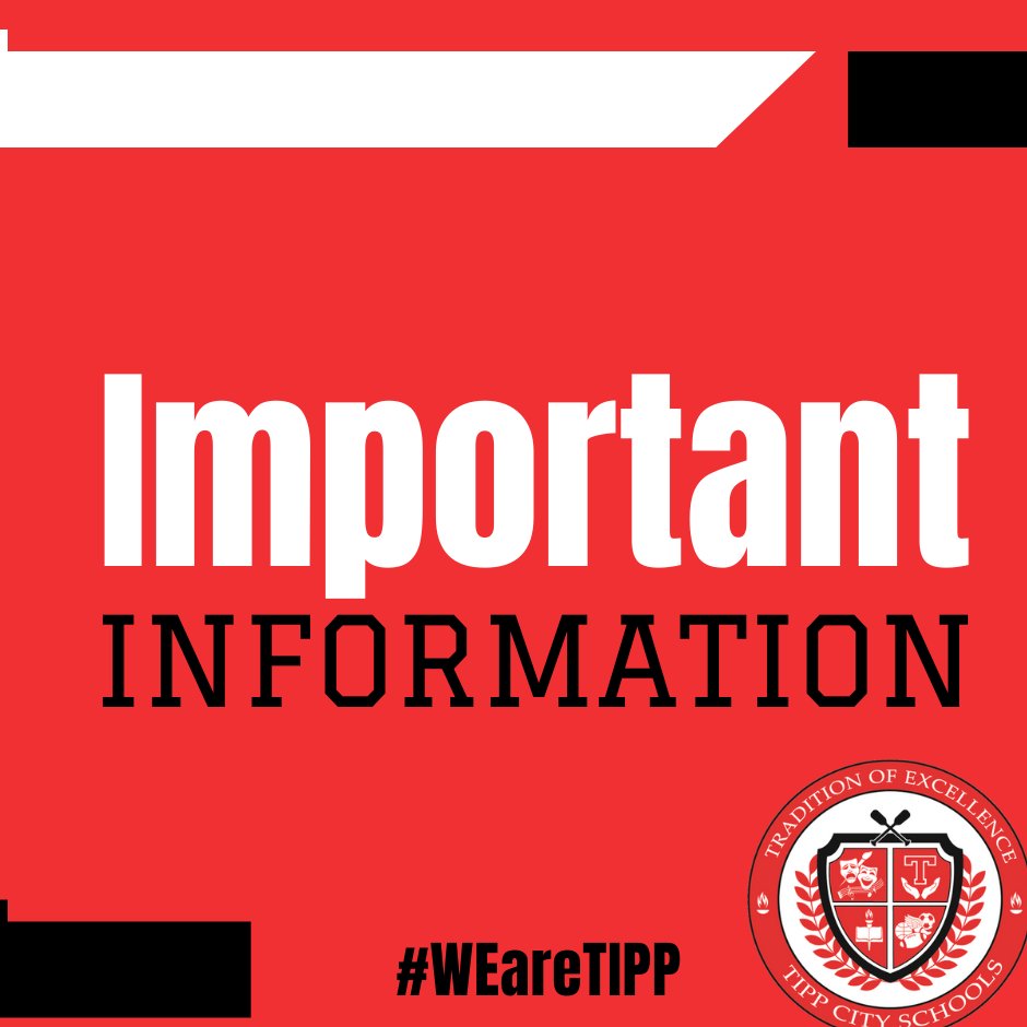 Because of property damage and loss of power in our community caused by tonight's tornado, Tipp City Schools is canceling all activities in the district for Thursday, June 9th.   We hope everyone is safe and stays safe.
