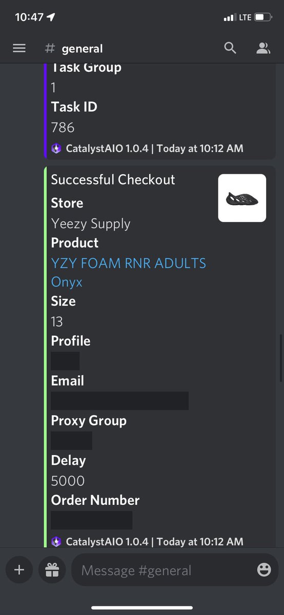 Success post my discord is Landon#8984 @CatalystAIO @LethalProxies @a2zgmails @PrivacyHQ