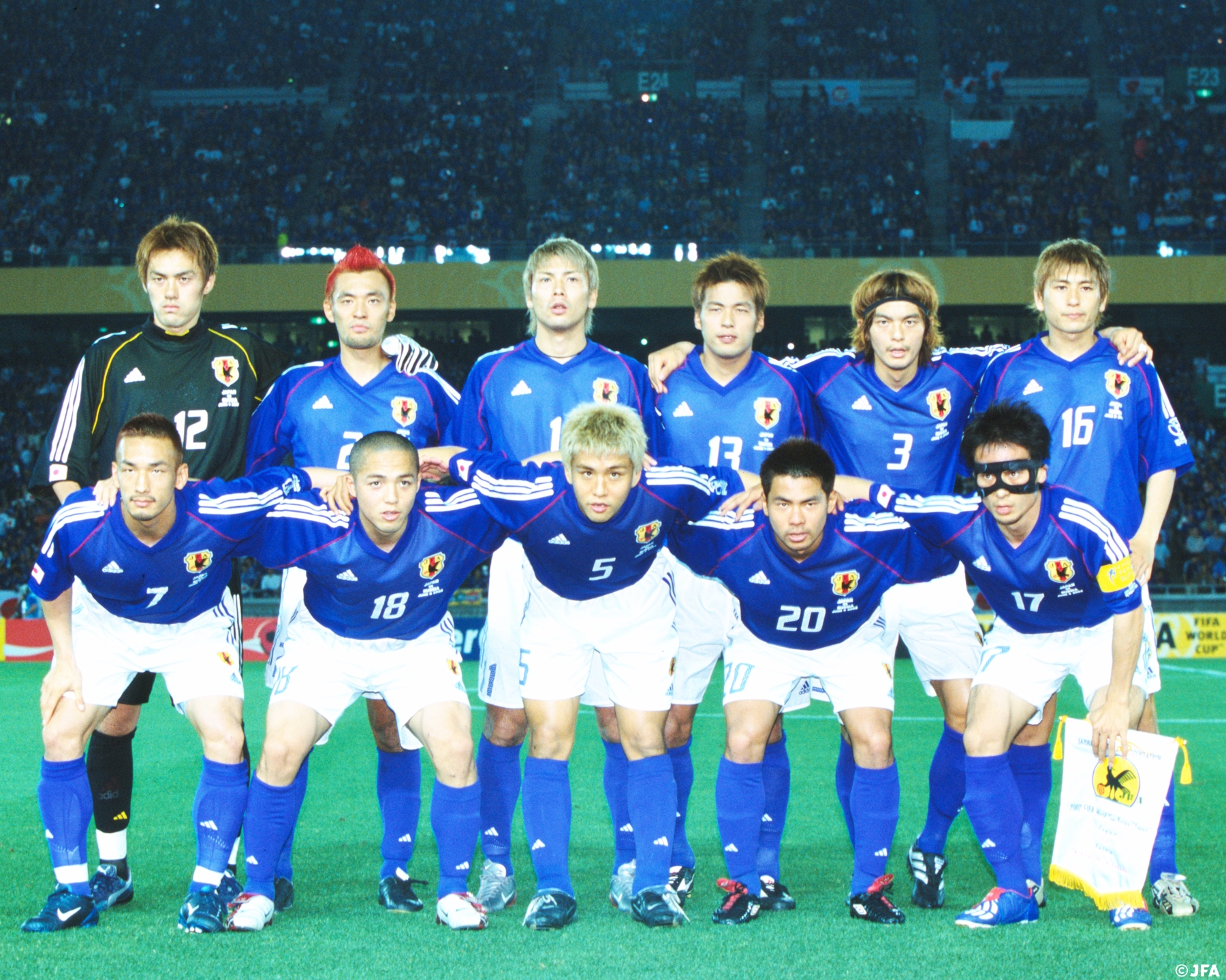 2002年サッカーワールドカップ日本代表写真楯 2002 日本・韓国｜ワールドカップヒストリー｜JFA｜公益財団法人