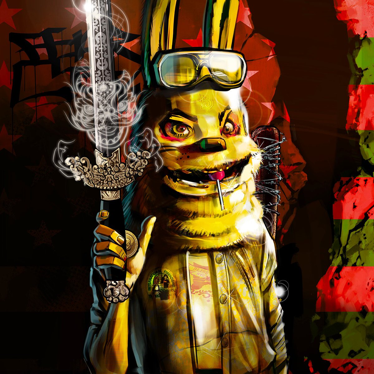 FEARCITYART's tweet photo. Meet Legendary Thumper. Yea, we know...it's 🔥

#SneakPeekWeek #FearCityGang https://t.co/ukyIekE6fi