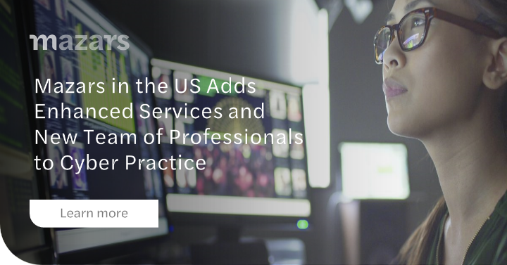 PhyllisMatonte's tweet photo. A new team of professionals and enhanced service offerings have been added to @MazarsinUS' Cyber Managed Services Practice to expand the firm's solutions and expertise. Learn more: https://t.co/RmwET6363D https://t.co/IY6cjNAZS7
