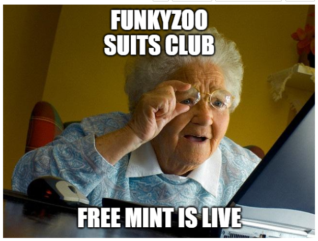 FunkyZoo Suits Club tweet media