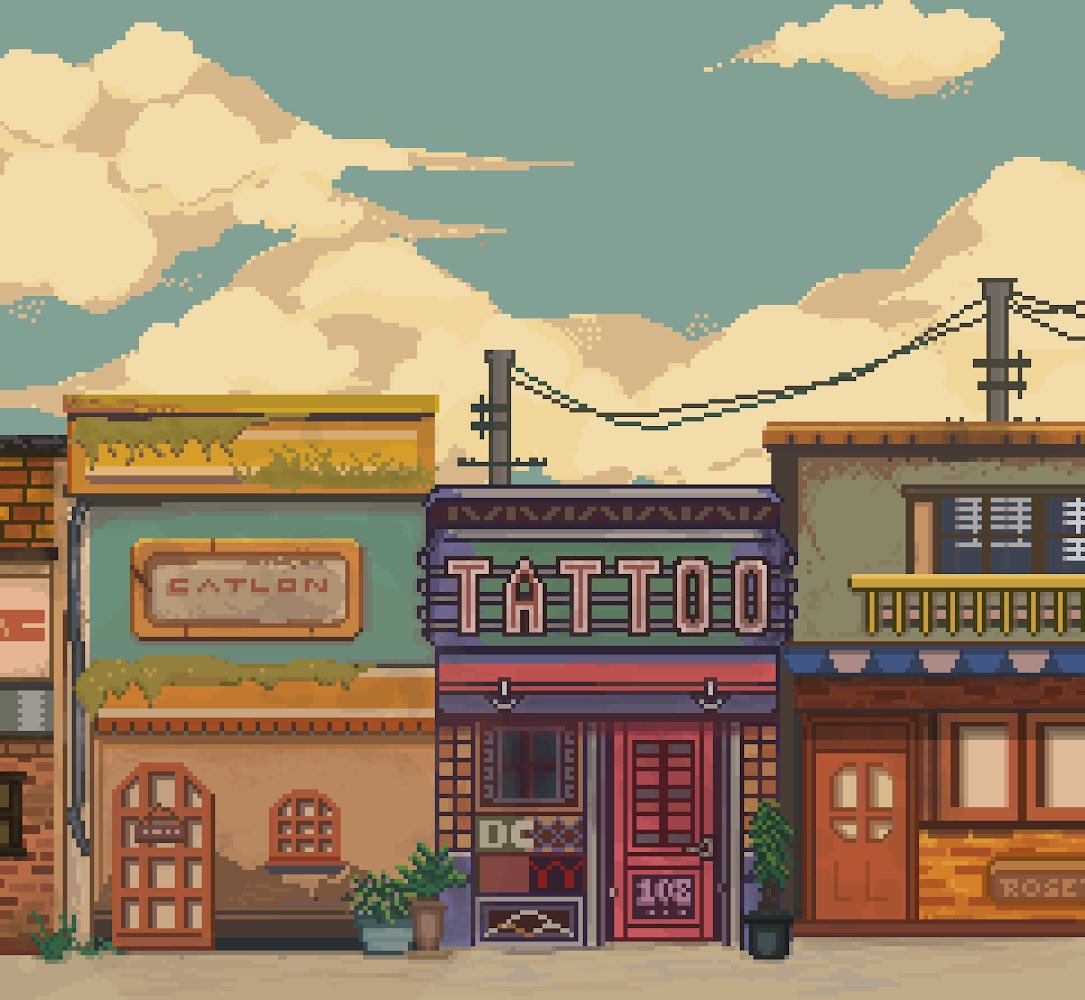 My favorite art so far finally finished it after 2 days. 

#pixelart #pixel #pixelartist #ArtistOnTwitter #DigitalArtist #indiegame #IndieGameDev #indiegames #gamedev #IndieArtists