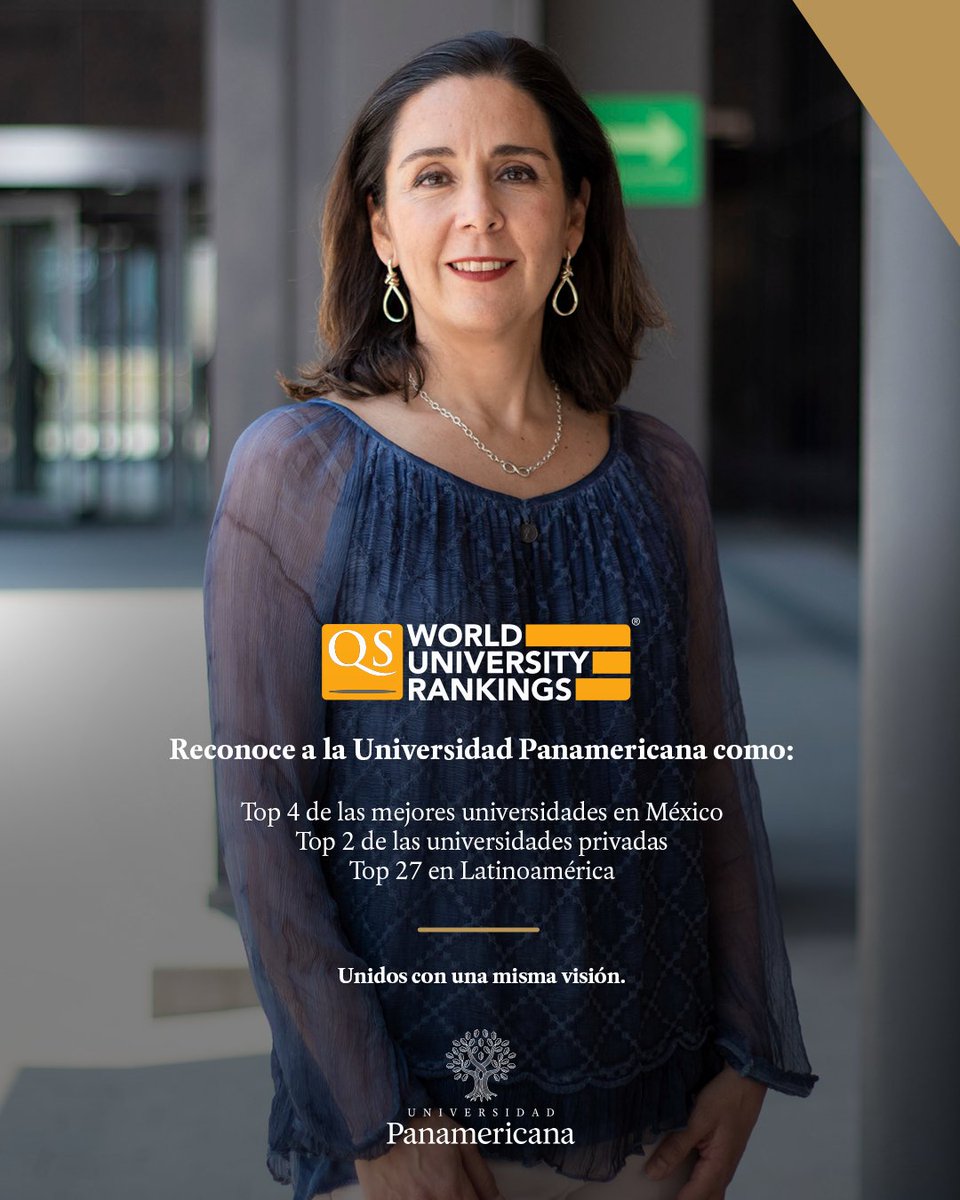 La calidad educativa y la formación humanística de la Panamericana fueron nuevamente reconocidas por el ranking internacional <a href="/TopUnis/">QS Top Universities</a>, al ubicarnos entre las 5 mejores universidades del país. Conoce más sobre este logro: bit.ly/3mrJauJ