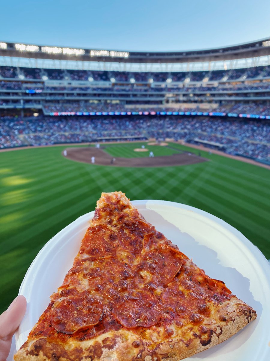 TFEATS's tweet photo. Pizza at the ballpark! @PizzaLuce is available at section 234 of #targetfield 🍕 get a slice or a whole pizza ! 

#TFEats #MNTwins #Pizzalovers https://t.co/dpjjdzJhGm
