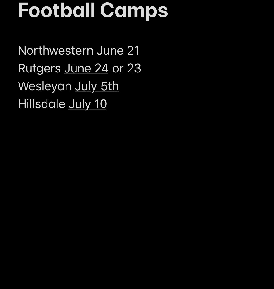 alex_smith2023's tweet photo. Here’s my 2022 Camp Schedule Coaches. Ready to show out! @CoachLaF1 https://t.co/tebfioudYC
