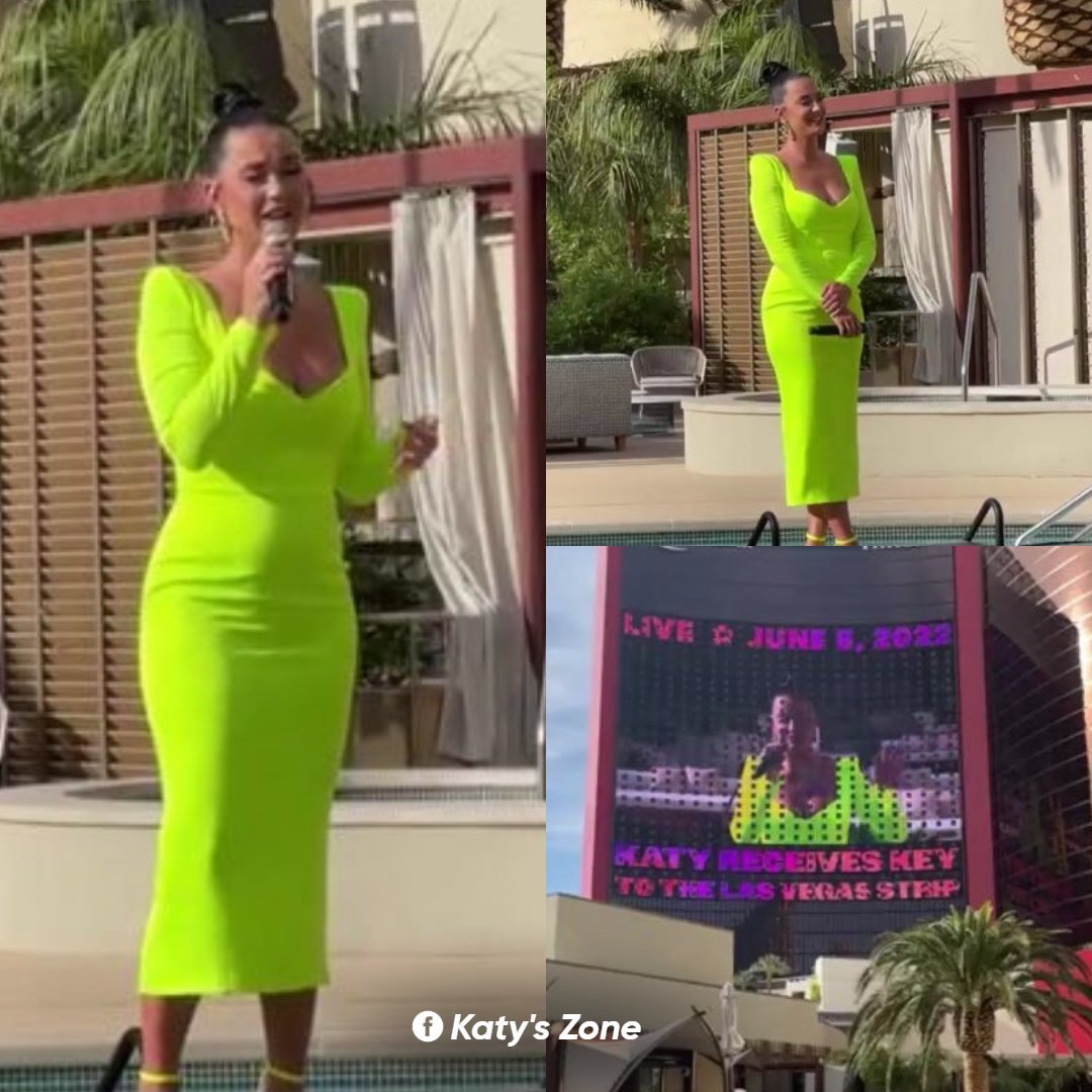 ThePerryTimes's tweet photo. Katy Perry hace instantes en una conferencia de Prensa, recibiendo la llave de Las Vegas https://t.co/n5pUeRHwc8