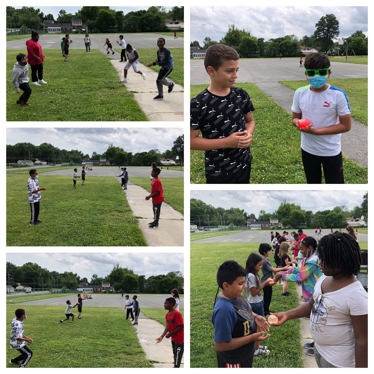 Ms_Clark_CHE's tweet photo. A little outside end of the year FUN with the 3rd graders from the A-Hallway! @MsRichard19 We did some relay races and there may have been some water 💦 involved 😉 #chdreambuilders https://t.co/29UsvQoQW8