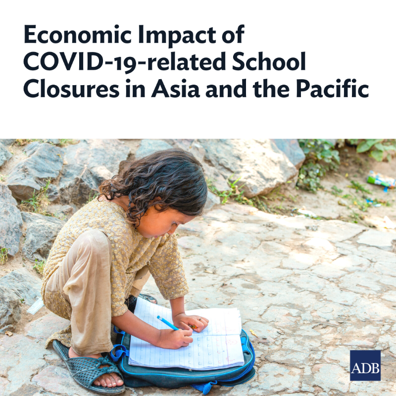ADB_HQ's tweet photo. A new ADB study looks at how learning losses caused by school closures during COVID-19 will impact economies in Asia &amp; the Pacific.  

These are the key findings.