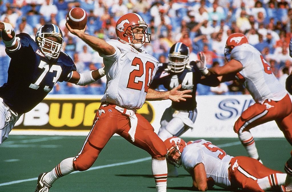 DougFlutie's tweet photo. In honor of the @calstampeders season starting tomorrow comment your favorite stamps memory ⬇️ https://t.co/zClm4XFCTq