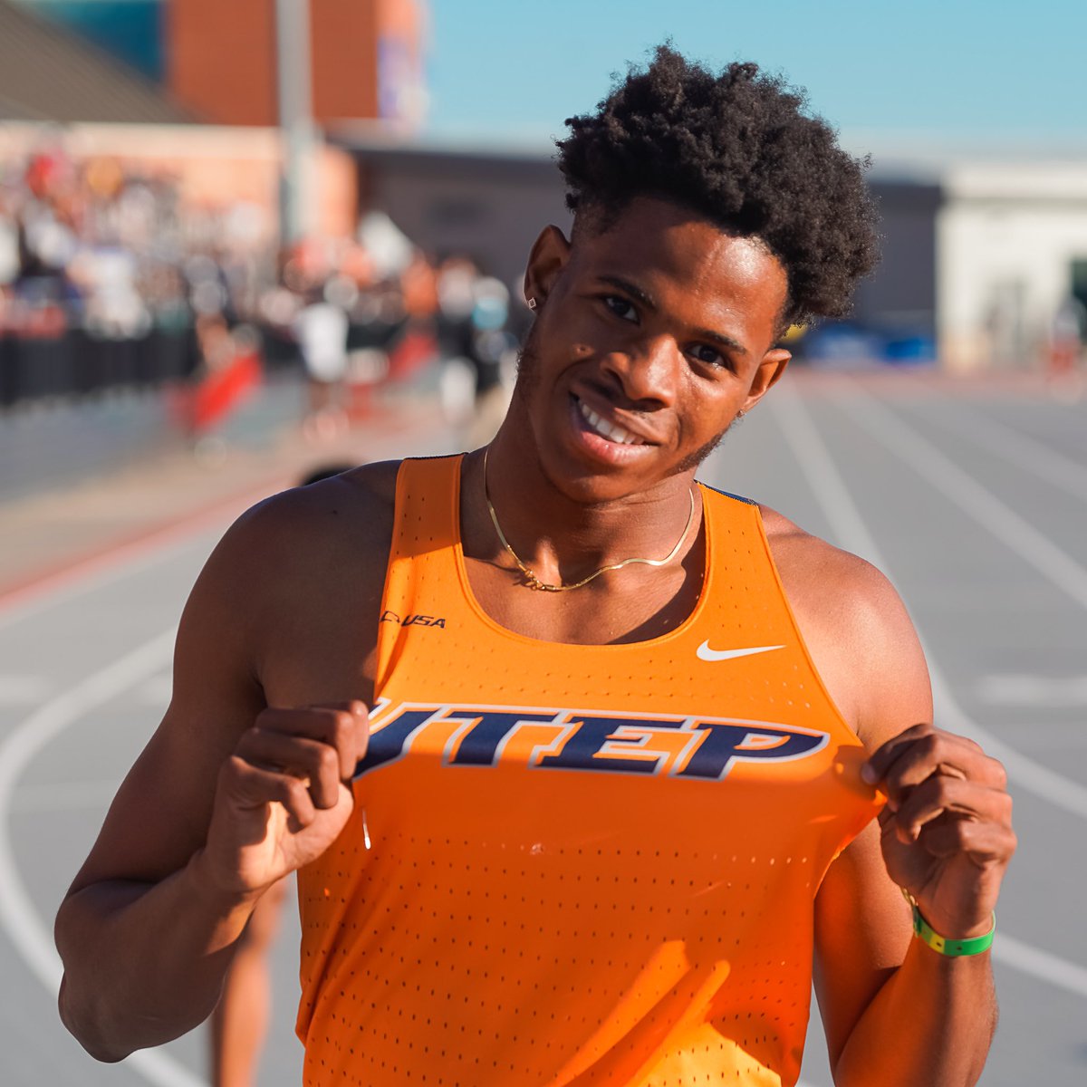 Powell advances to Friday’s 400m finals‼️💨💨💨💨

📍Track Town, USA

Fri, June 10 (ESPN2)
7:02 PM PT/8:02 MT – 400m final

#RiseUp915 • #NCAATF
