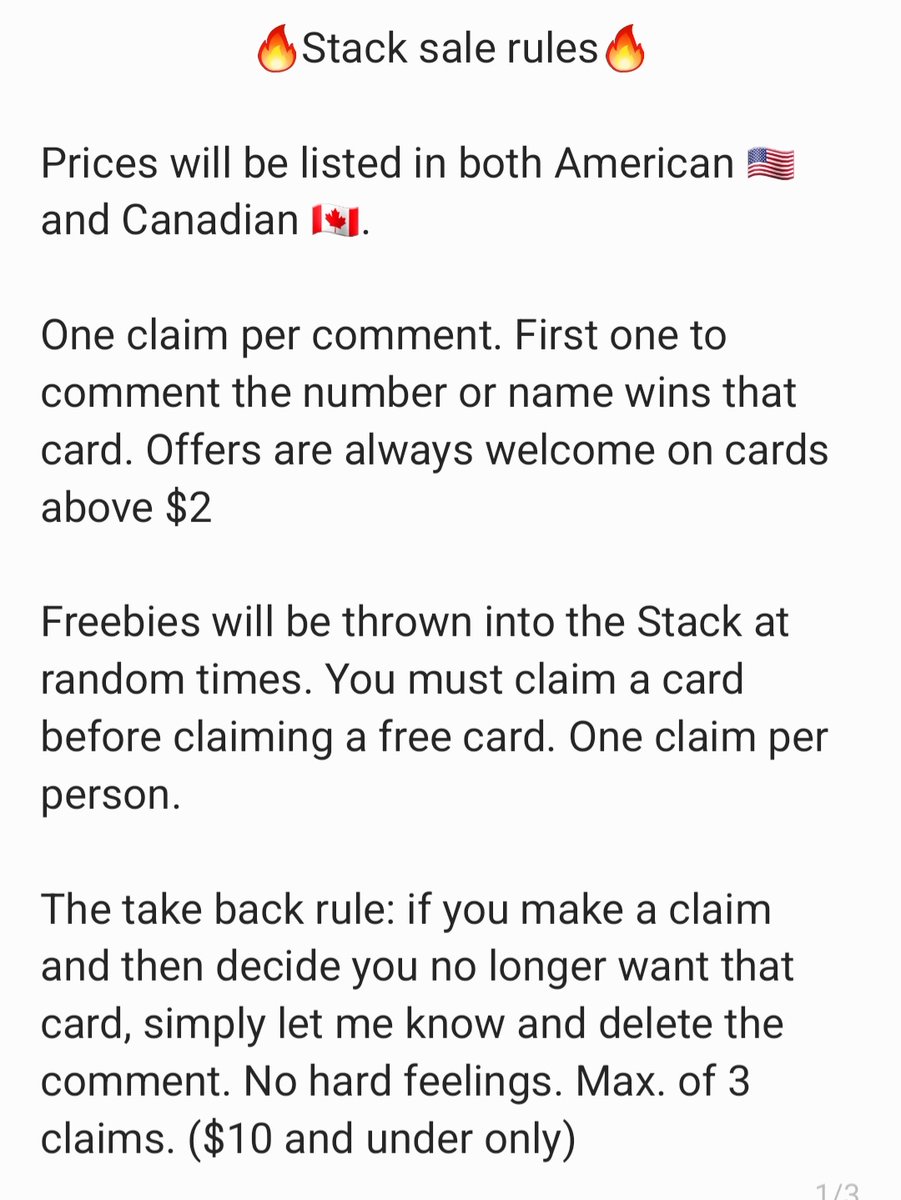 chumbucket1723's tweet photo. Whats up my hobby peeps? I'll be having a stack sale on Friday, June 24th. Plenty of sweet cards available. Lots of freebies and a super cool giveaway! More details to come. Hope you all can attend!
If you have any questions or comments please let me know 😁 https://t.co/4San23Q57A
