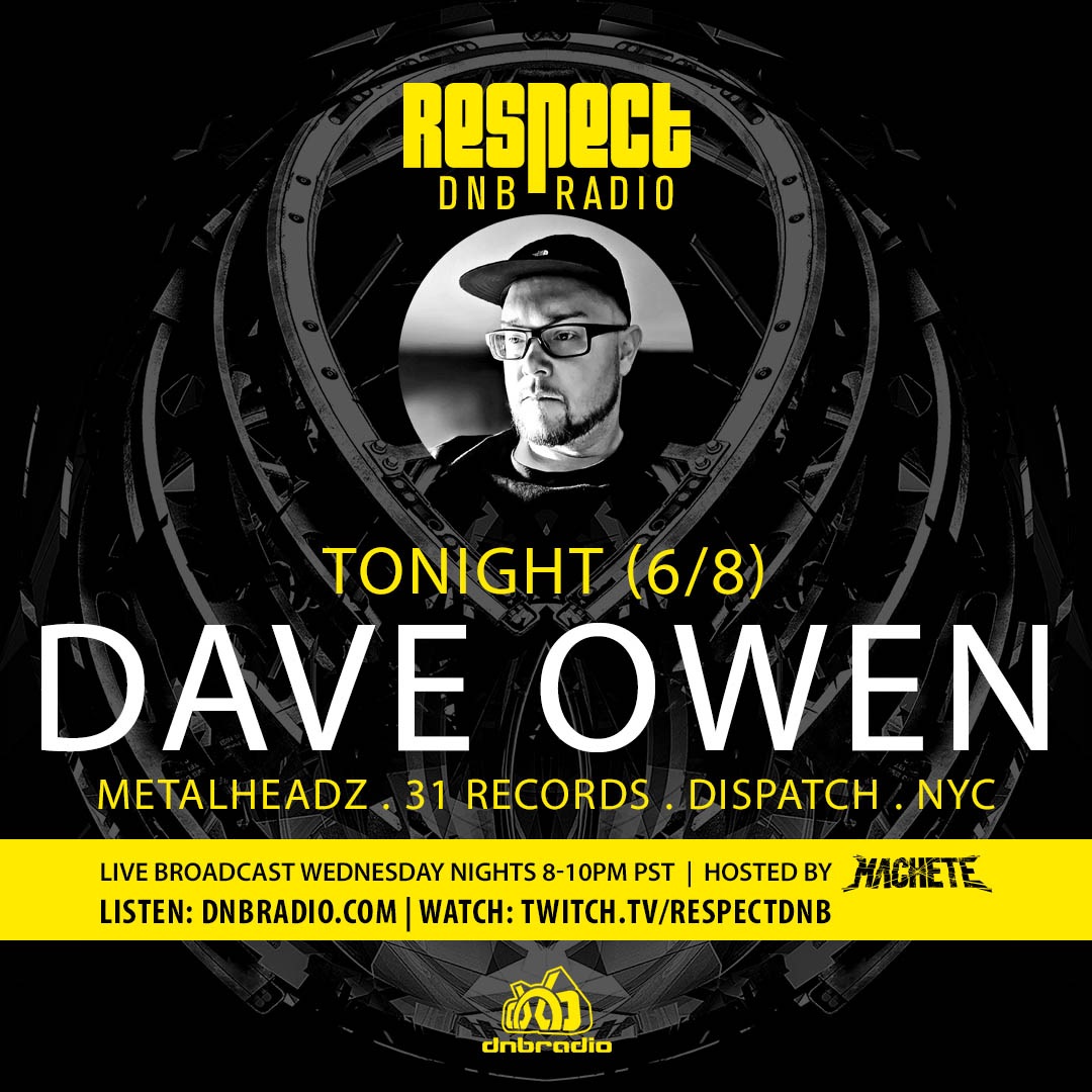 Don’t miss the return of <a href="/respectdnbradio/">RESPECT DnB Radio</a> tonight starting 8pm PST on <a href="/dnbradio/">dnbradio</a> w/ special guest <a href="/Dave0wen/">D Λ V Ξ O W Ξ N</a> + secret guest TBA! 💥💥💥 

Live-streaming via Twitch.tv/RespectDnB
