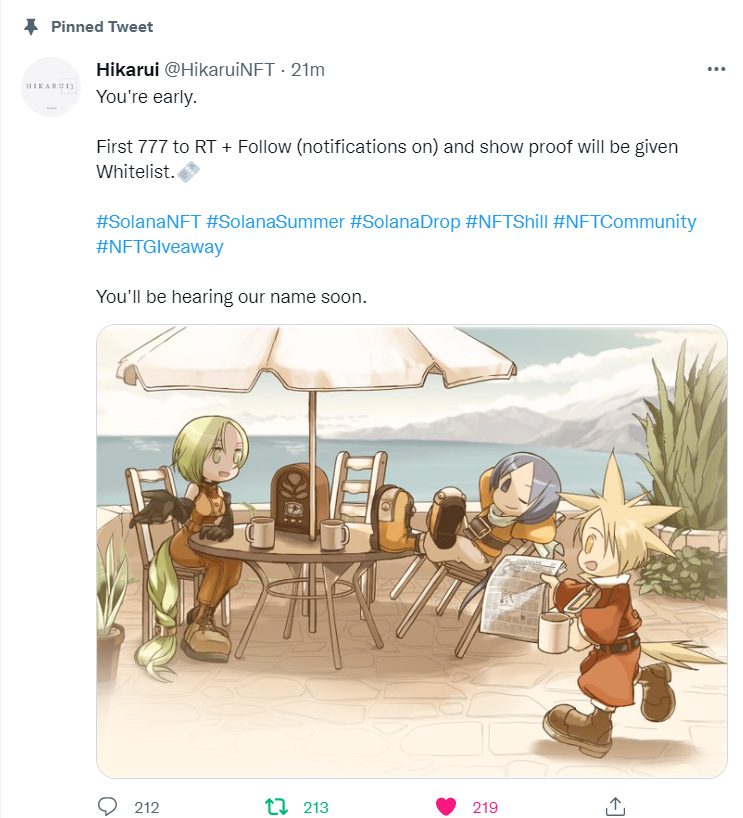 CryptFX5's tweet photo. @HikaruiNFT Lets goo! https://t.co/haLtKUT8qk