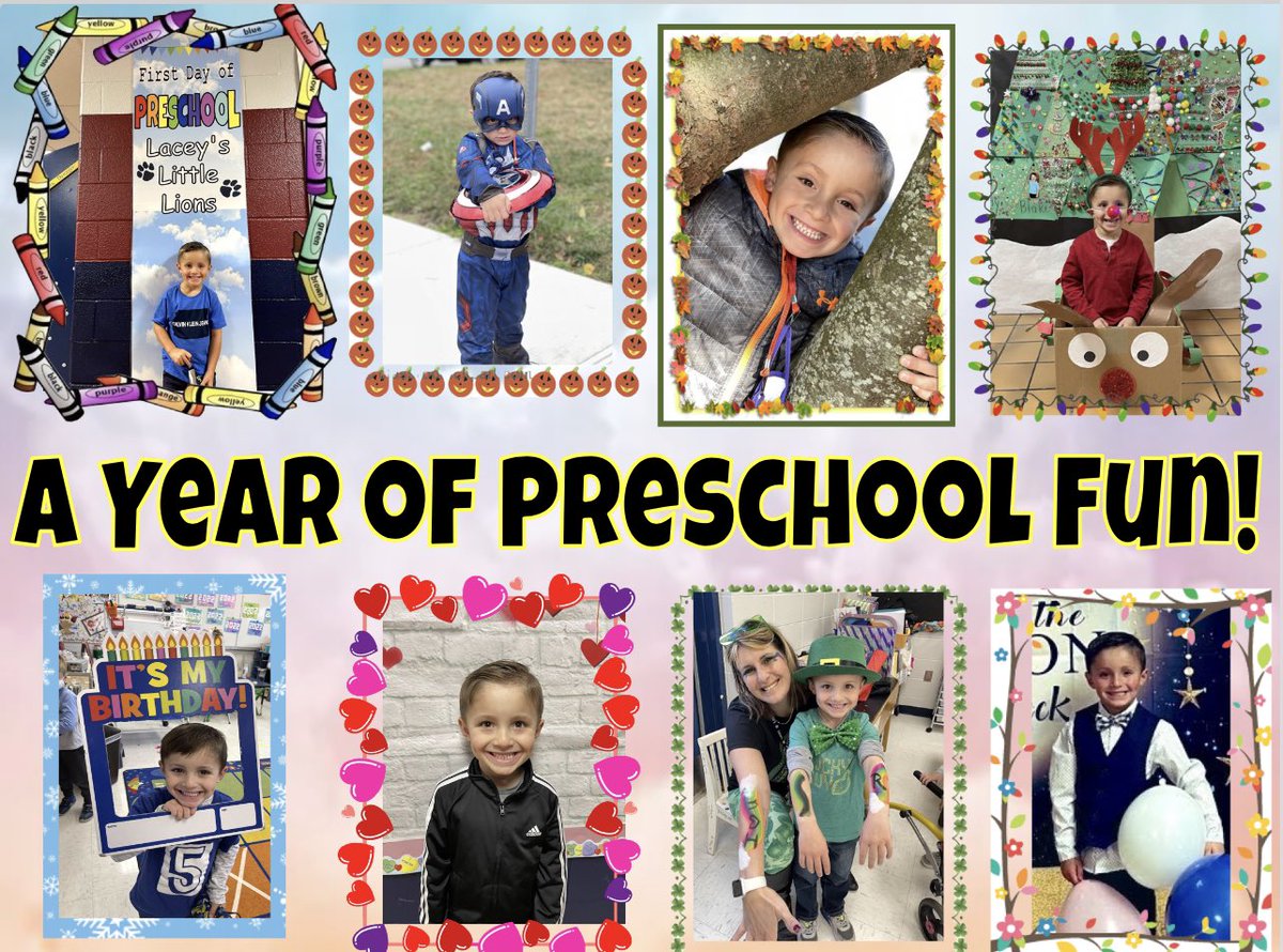DanzDucks's tweet photo. I love making these collages and seeing them completed at the end of the year. I’m always so proud of how much we’ve accomplished as a preschool family! #thisisnotgoodbye #abcyalater #laceypop https://t.co/TQ7l0Va8KQ