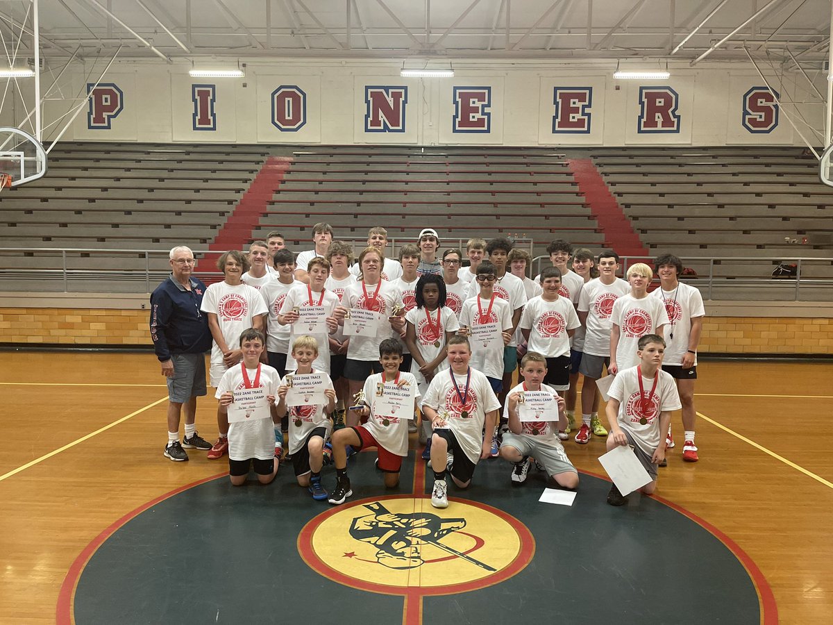Zane Trace Pioneers Youth Basketball Camp… The Future looks bright in Kinnikinnick!
