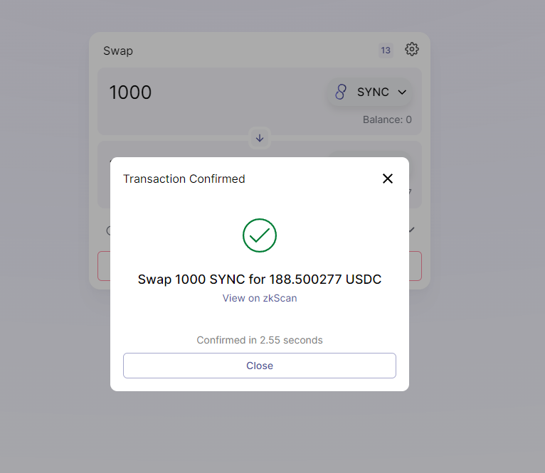 AleyCamden's tweet photo. I was satisfied
Join discord: https://t.co/rNKCQaQwyp   #L222 #zkSync #Layer2 #ZKRollup #testnet #Ethereum #DeFi https://t.co/3dTBIbsZ61