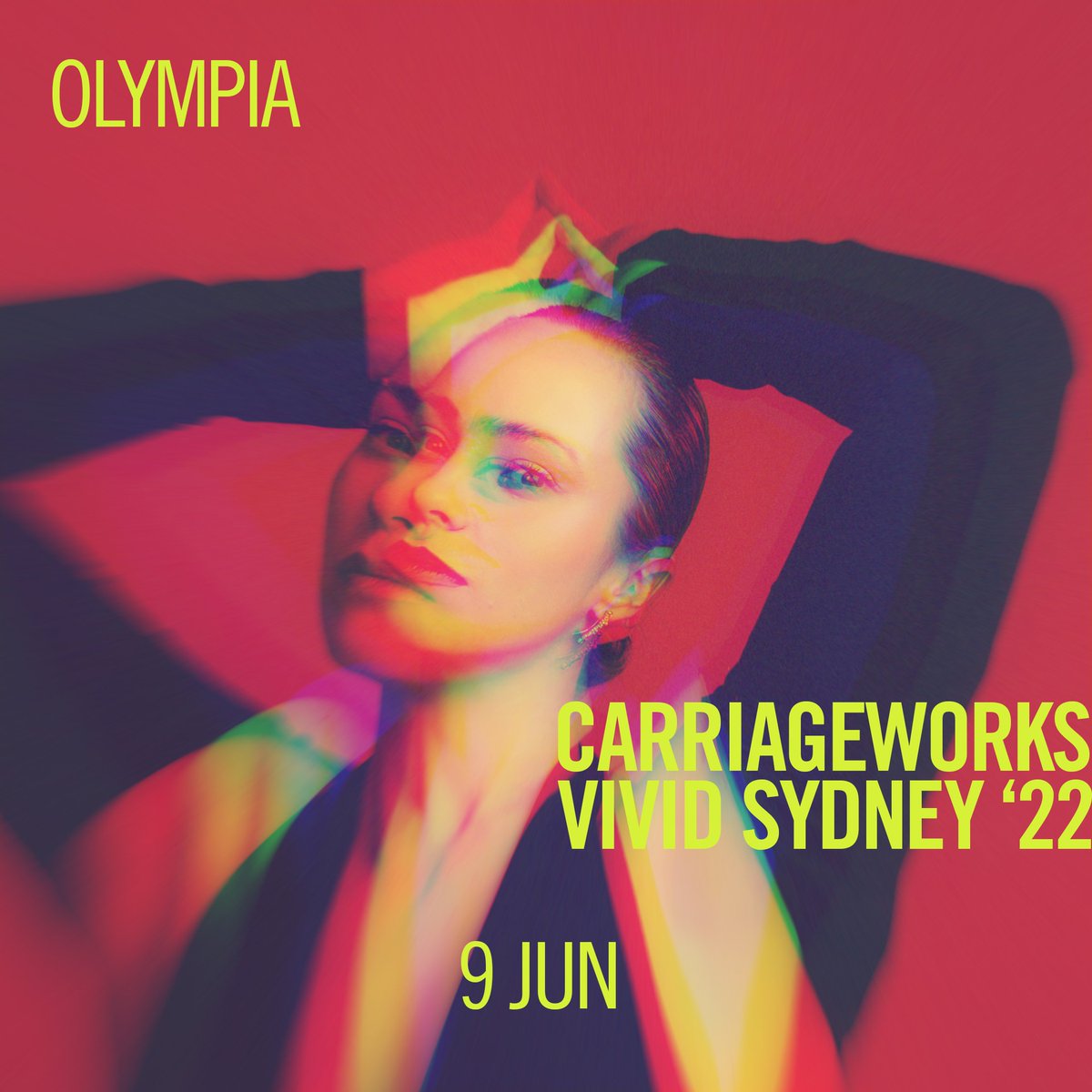 olympiamusic's tweet photo. Tonight! @VividSydney with @CateLeBon at @Carriageworks https://t.co/A9gVoxzoDl