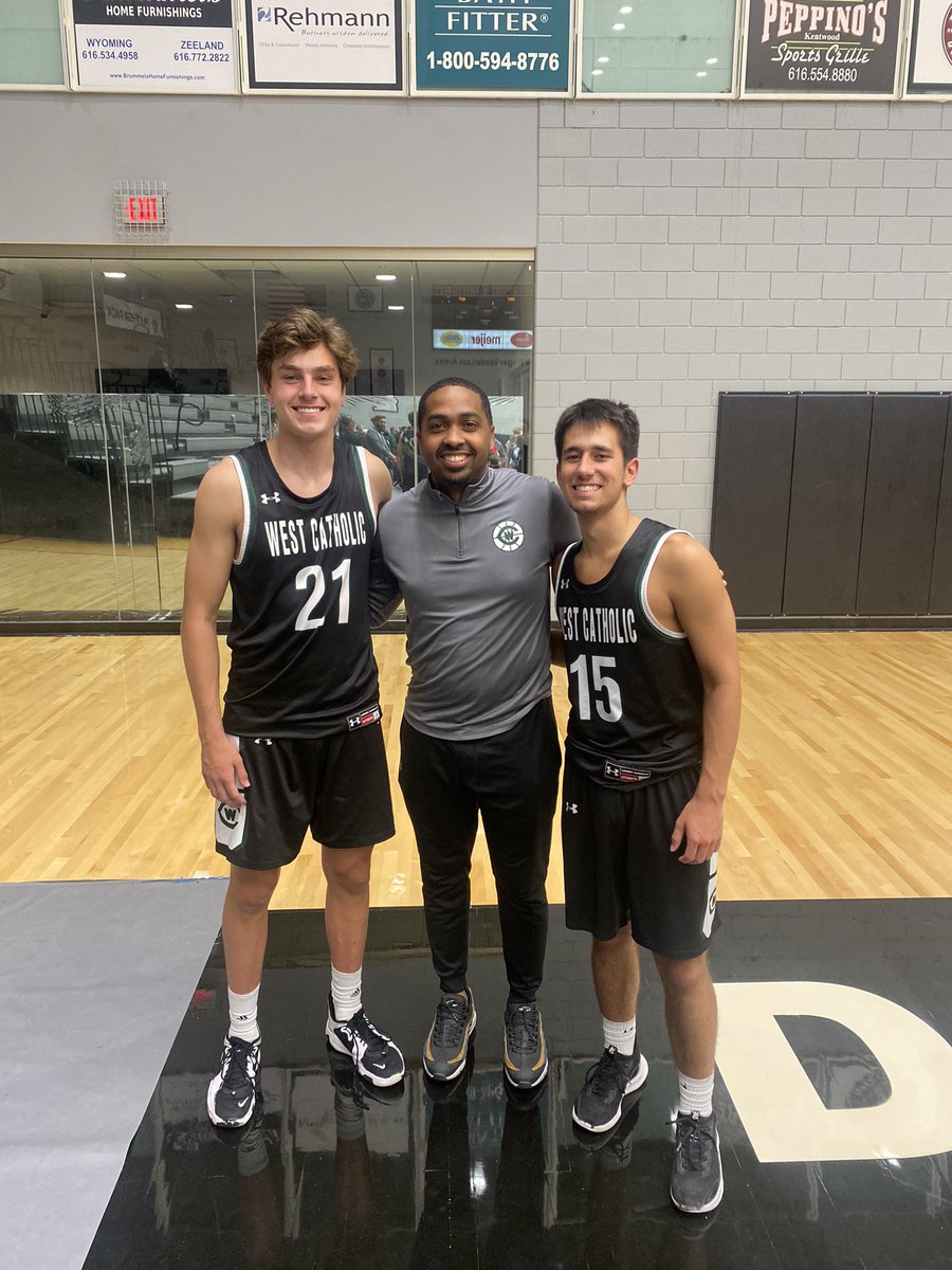 Great watching these guys play today in the Ring of Fire All Star Game. Going to miss y’all in those WC jerseys. #gowest <a href="/21MikeMorris/">Michael Morris</a> <a href="/KambestadKirk/">Coach Kambestad</a> <a href="/KambestadKobe/">Kobe Kambestad</a> @wcatholicsports