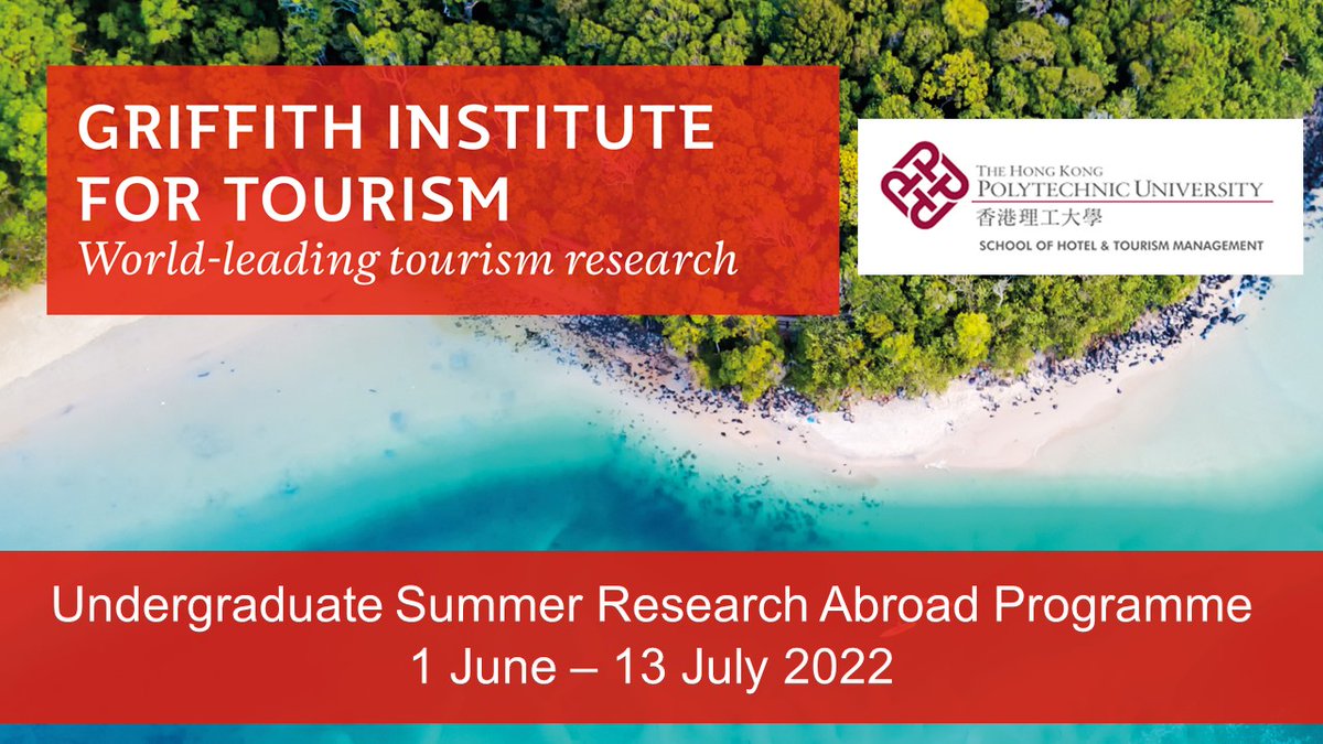 A/P Brent Moyle and Dr Sera Vada are collaborating with A/P Sebastian Filep at @HongKongPolyU to deliver a virtual 6-week Undergraduate Summer Research Abroad Programme. The program allows students to gain research skills while being mentored by experts in #tourism & #wellbeing