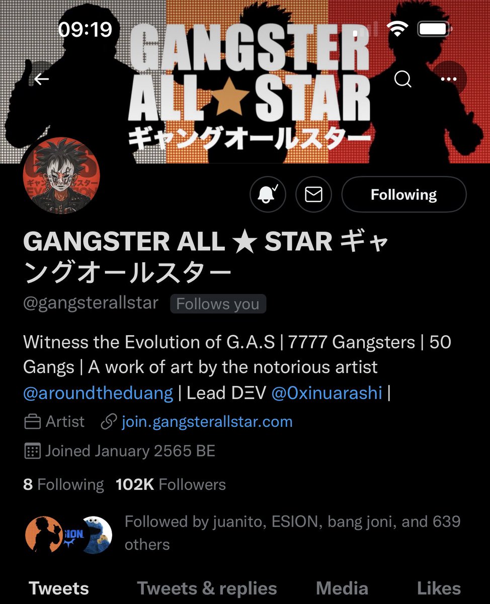 0xDuckvader's tweet image. @gangsterallstar 🎉congratulations 100K followers!!!! Behalf of G.A.S. team I would love to say thank you for all supporters it has so much meaning I’m really appreciated ❤️💚💙. This is organic for real 💯

#WeAreGAS #GASisWATCHING