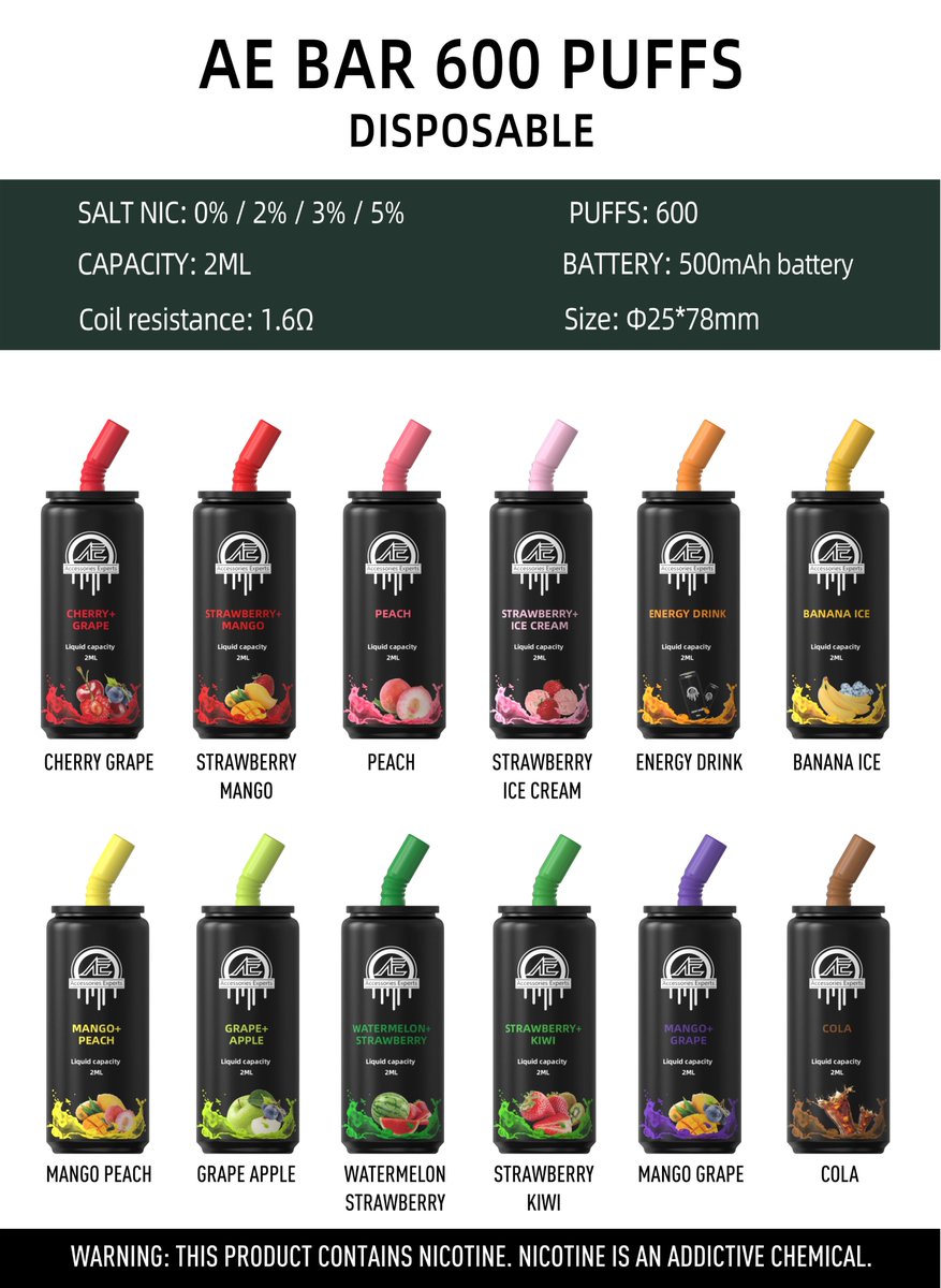 Mike69753754's tweet photo. NEW!!! Unique &amp; original design AE Bar disposable, AE Bar Mini and AE Bar Max available already. Any inquiries? https://t.co/Psyjag4and