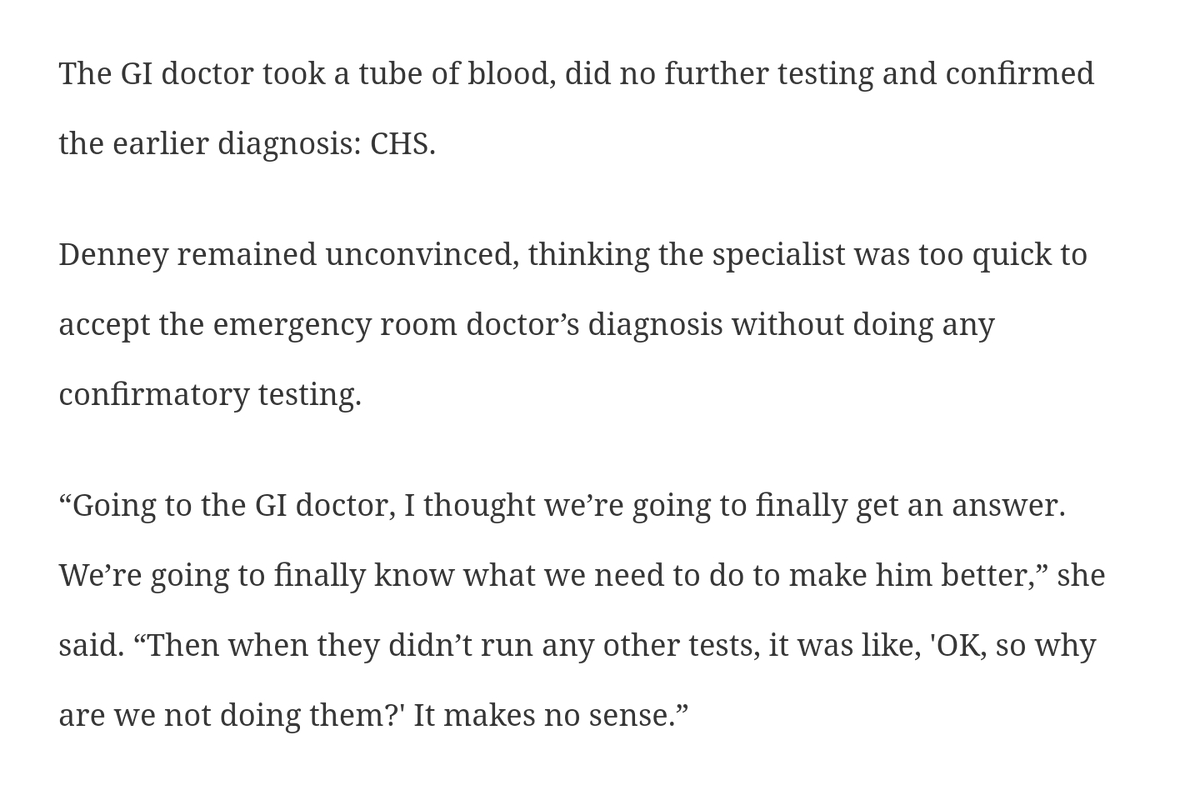 BeamCroton's tweet photo. @parentactionSAM Again, just... no. Please.
This is so sad. He had something seriously wrong with his body. Doctors ignored him, didn't treat him, refused to do testing to find the root cause, and then blamed it all on his #cannabis use.
It highlights yet another sad consequence of prohibition. https://t.co/mXtHIZRa9x