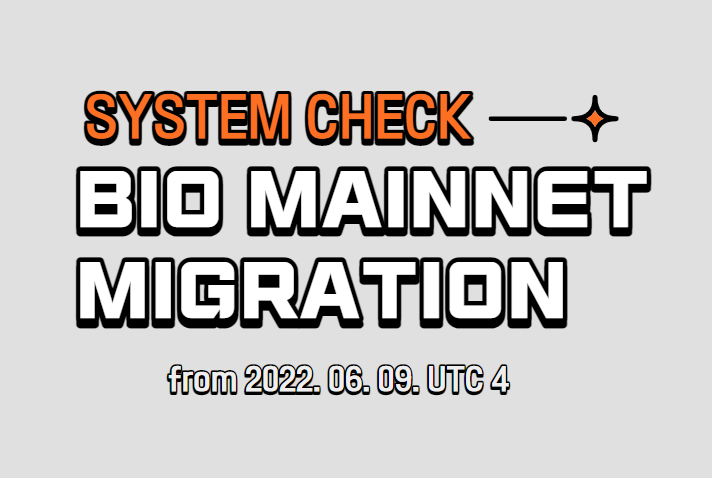 bitone_twit's tweet photo. Due to the mainnet migration, wallet service will be temporarily suspended. The service will reopen during the June 10 afternoon. Even while the service is suspended, existing staking pool will remain.

System check schedule 👉 From 2022. 06. 09 UTC 4 to 2022. 06. 10 afternoon https://t.co/VhuhU1KsD6