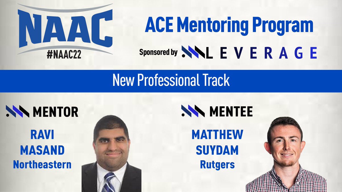 ACE Mentoring pairing #6! 👏👏 

🔹 Mentor: Ravi Masand
🔹 Mentee: <a href="/TheGoldenSuydam/">Matty Suydam</a>