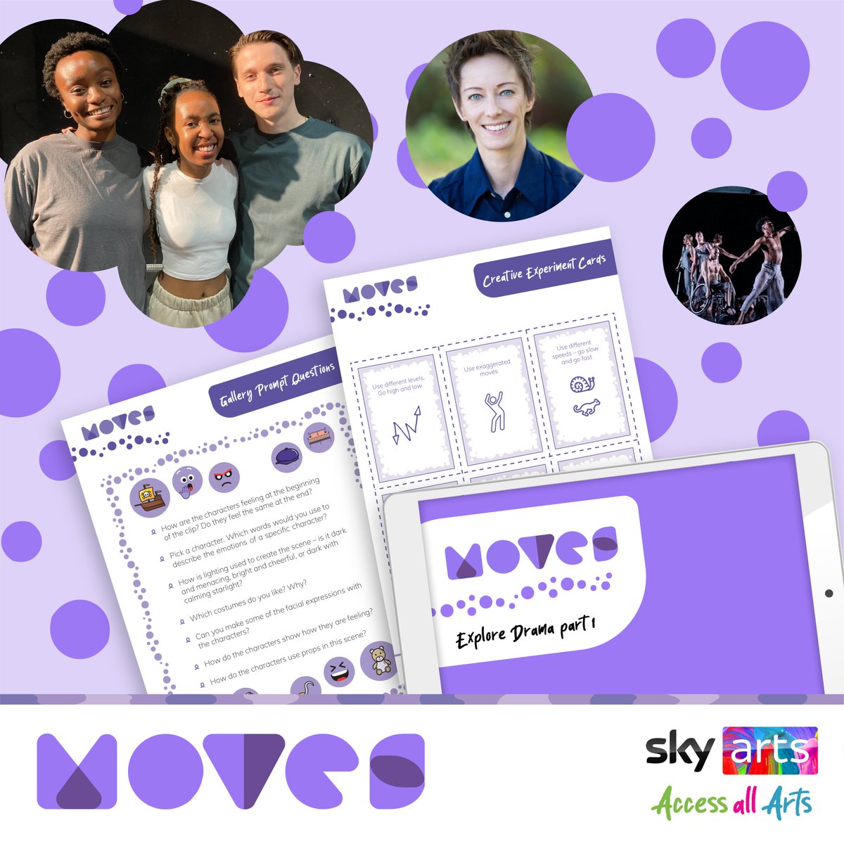 It's <a href="/SkyArts/">Sky Arts Awards</a> #accessallarts week!
Schools across the UK can download free creative resources from artists and performers from a range of artforms. We're thrilled to be part of the ‘Moves’ module, alongside <a href="/ArtisFdn/">Artis</a>, <a href="/NYTofGB/">NationalYouthTheatre</a> &amp; <a href="/WendySteatham/">Wendy Steatham</a>. 

Sign up: accessallarts.skyarts.uk