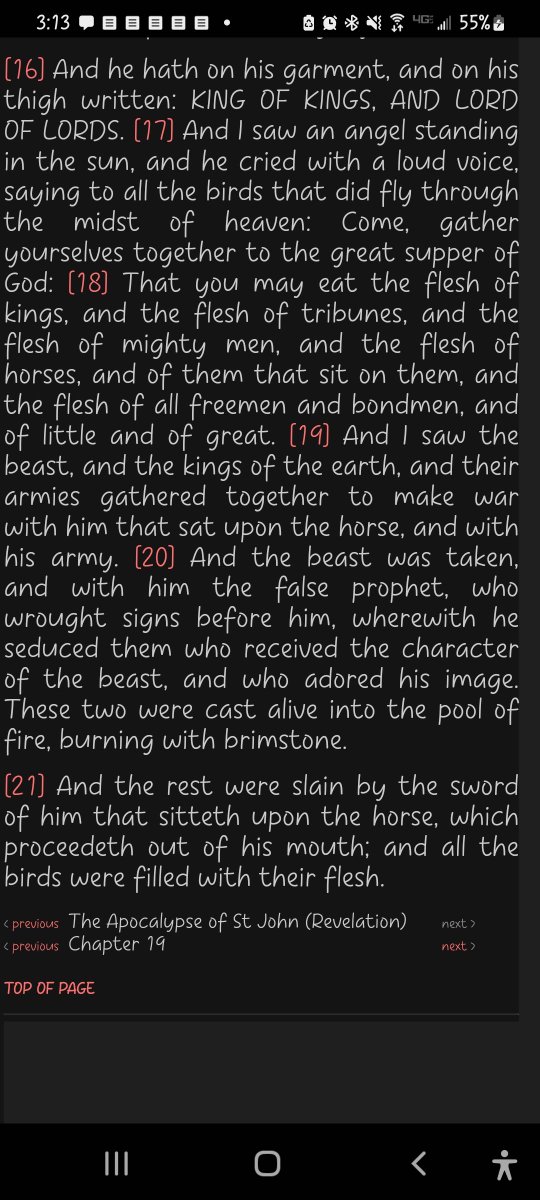 Alta_LMSW's tweet photo. @tlecaque @RDispatches LG Boykin should read the whole passage. ๐ฌ #BewareFalseProphets #DouayRheimsBible
Wonder if this is what Jesus meant when he admonished Peter, "Those who live by the sword, die by the sword." https://t.co/7NheolU5DA
