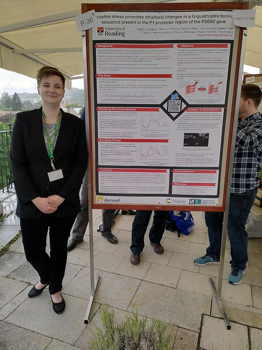 <a href="/hocekm/">Michal Hocek 🇨🇿 🇪🇺 🌍 🍷🧬🧪</a> And <a href="/MeganDNA/">Megan Lambert</a> for her nice poster #scnac2022