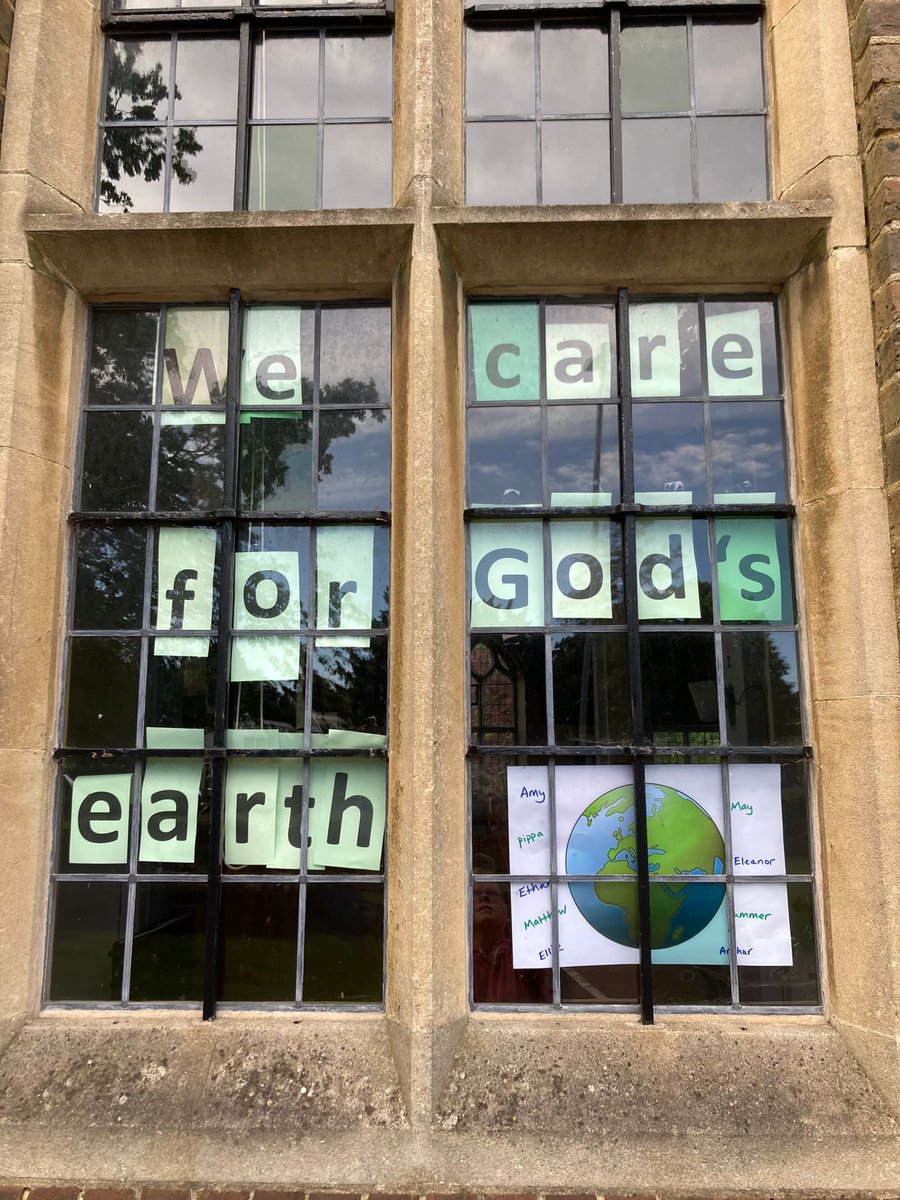 Our church window displays have changed- our children have been learning about the environment and seeing what plants grow in the church grounds - do have a look at what they found. #GodsAcre @ARochaUK #ChurchesCountOnNature @diostalbans