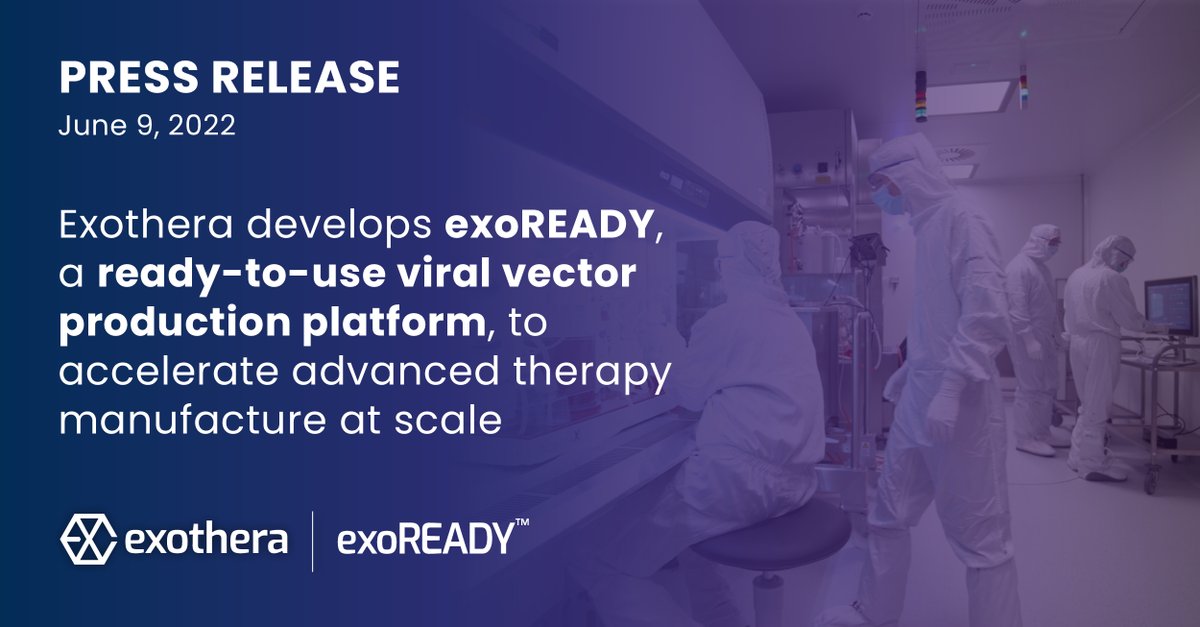 [PRESS RELEASE] 
This fully integrated platform will ensure faster, more cost-effective production of viral vector-based therapeutics (for gene therapy, vaccines, and oncolytic viruses for cancer treatment) at scale!
► READ THE PRESS RELEASE: bit.ly/3NAae6T