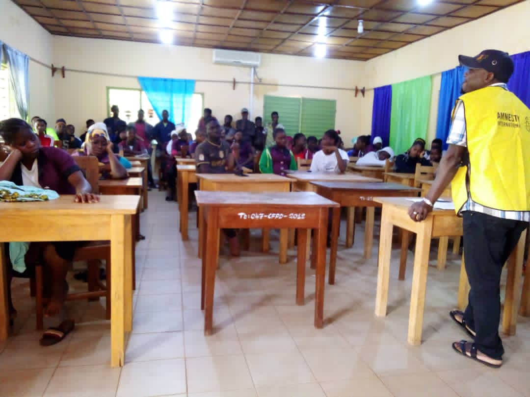 amnestybenin's tweet image. À Djougou, notre entité locale de Séro continue ses activités communautaires d'éducation aux droits humains. 

La dernière portait notamment sur la déscolarisation et s'est déroulée au centre de formation professionnelle de Djougou.

#EDH