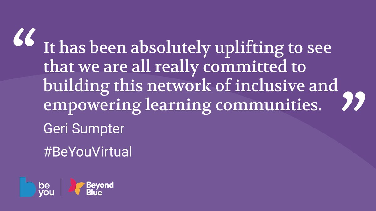 beyou_edu_au's tweet photo. Thank you to everyone who attended our #BeYouVirtual Conference, Empowerment: Keys to Mentally Healthy Communities. 

What was your highlight? 

#BeYouVirtual https://t.co/64X75bLogm