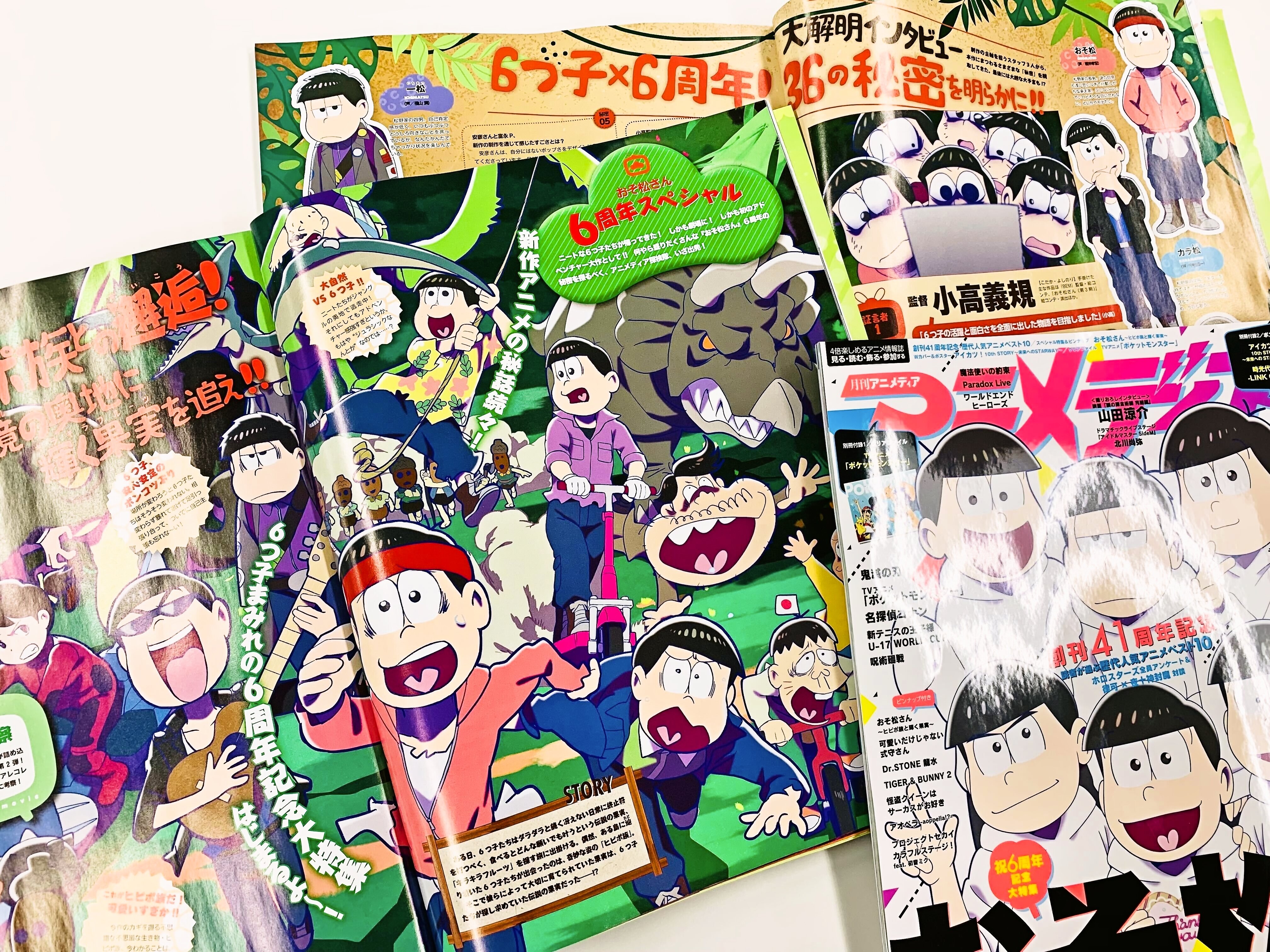 アニメディア編集部 1月号 ブルーロック ゴールデンカムイw表紙 アニメディア7月号 Dr Stone 龍水 記事では 千空役 小林裕介 さんと龍水役 鈴木崚汰 さんの対談を掲載 千空と龍水のクールな描きおろしイラストはピンナップとしても付いてきます 6