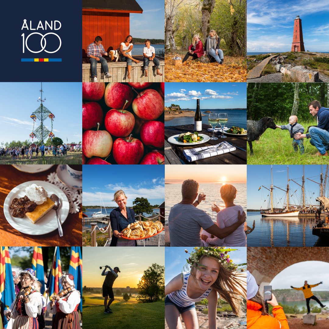 Shared joy is a double joy! Share your pictures of your Åland 100 celebrations with us, or send a birthday greeting by using the hashtags #åland100 #visitaland. 100 years of willfullness is celebrated on 9-12 June on Åland. Congratulations Åland! <a href="/aland_100_/">Åland 100</a>