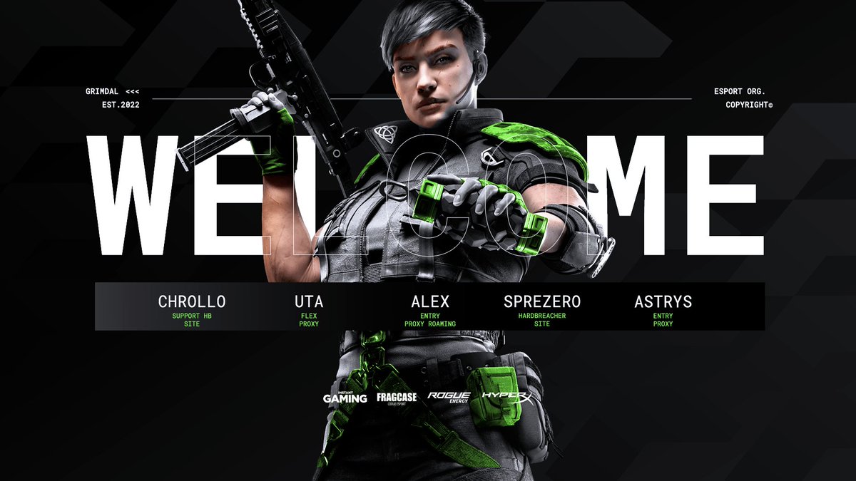 Nous souhaitons la bienvenue à la #Yellow ! :__: 

- @Astrys_ 
- @Neyloo_R6S 
- <a href="/Chrollo_GML/">Chrollo.GML</a>
- <a href="/TenjinFps/">Alex</a>
- <a href="/Sprezero/">Sacha Prezerowitz</a>

Voila un petit temps qu'il évolue ensemble et nous espérons le meilleur pour eux chez nous ! 
#GWIN