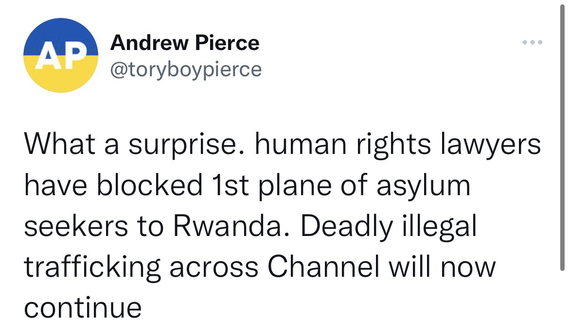 BarristerSecret's tweet photo. Gentle reminder for the hard of thinking:

Lawyers have no power to “block” anything. Literally no power at all.

All they do is present a person’s case to a court.

And a court has no power to “block” anything that the government does, unless the government has broken the law. https://t.co/VALPFe6qwA