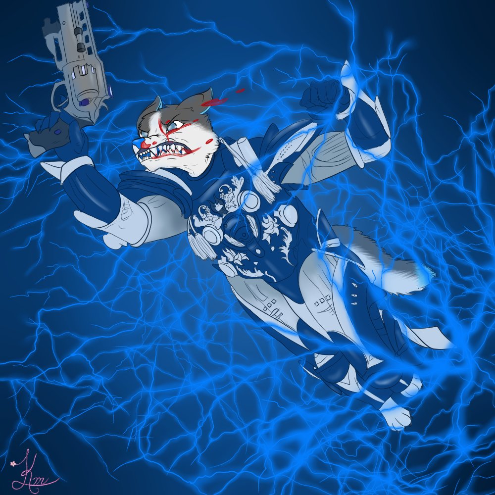 A Thundercrashing Titan is a force to be reckoned with. This is a commission for a good friend of mine.