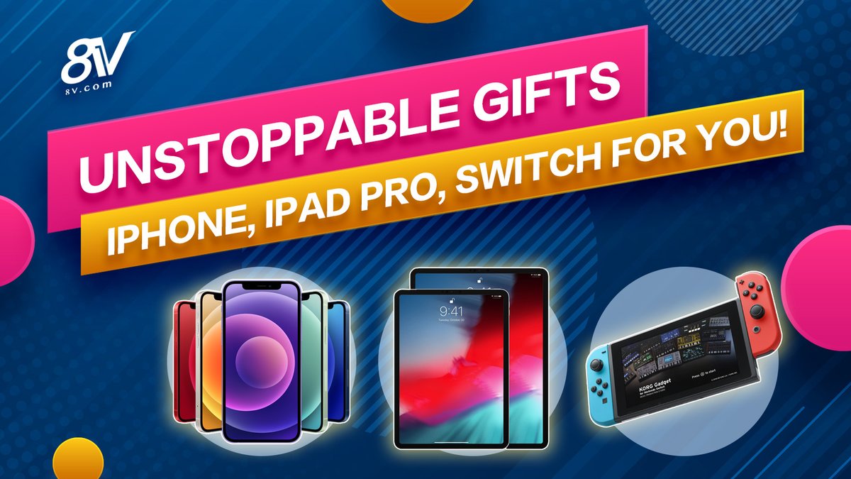 8vGlobal's tweet image. 📣Take Advantages of Endless Gifts, including iPhone, iPad Pro and Switch!

📆Event Period: 2022/06/09 16:00 to 2022/07/03 15:59 (UTC+0)

Event Details👇
reurl.cc/yrX5va

#8V #crypto #metaverse #campaign #event #gift #airdrop #free #iPhone #iPad #Switch #Apple #Nintendo