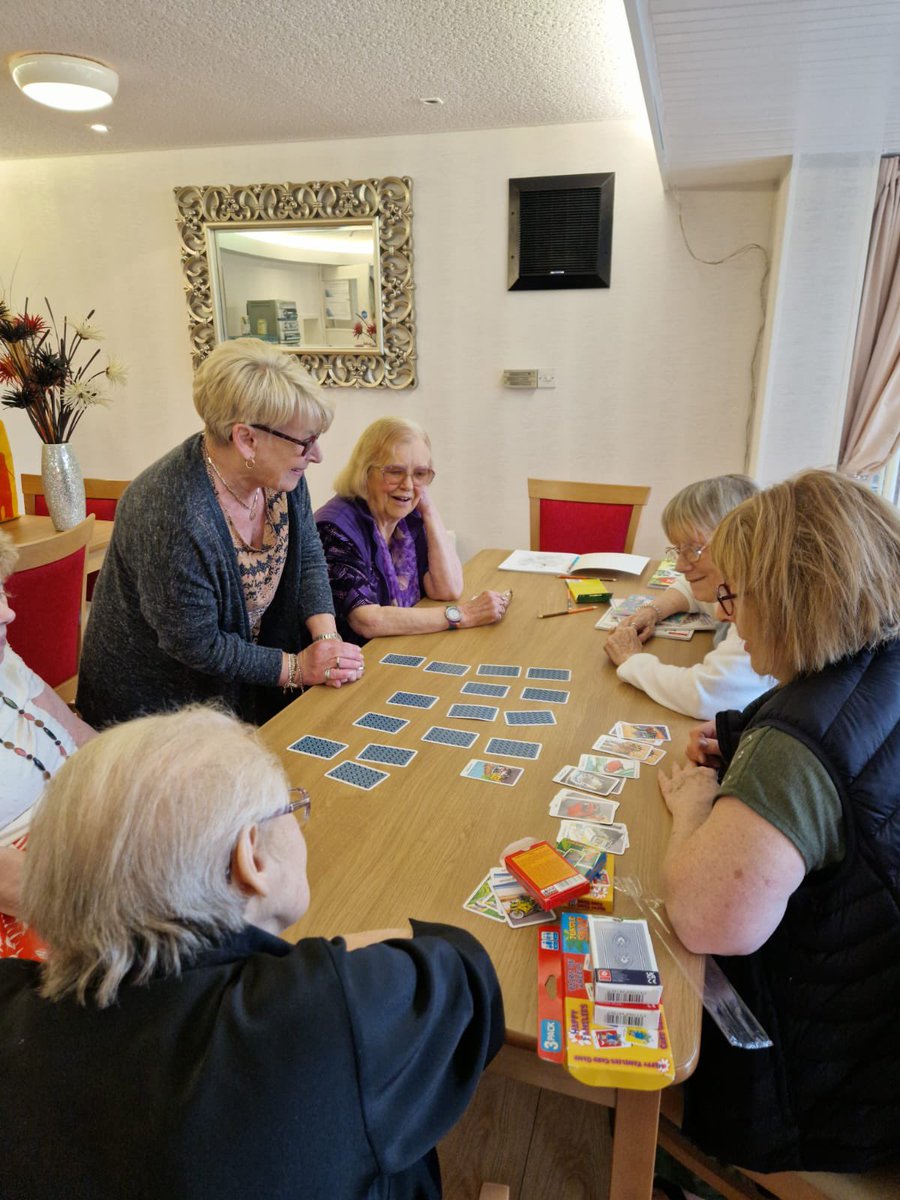 SHAPELancashire's tweet photo. We had a Games and Art and Craft afternoon at Clifton House, Fulwood this week. They were so excited to see us. We had lots of laughs on the games table with pick up sticks, pairs memory game, and the craft table made suncachters, we ended with a game of bingo @placesforpeople https://t.co/OJlqP8Oxwg