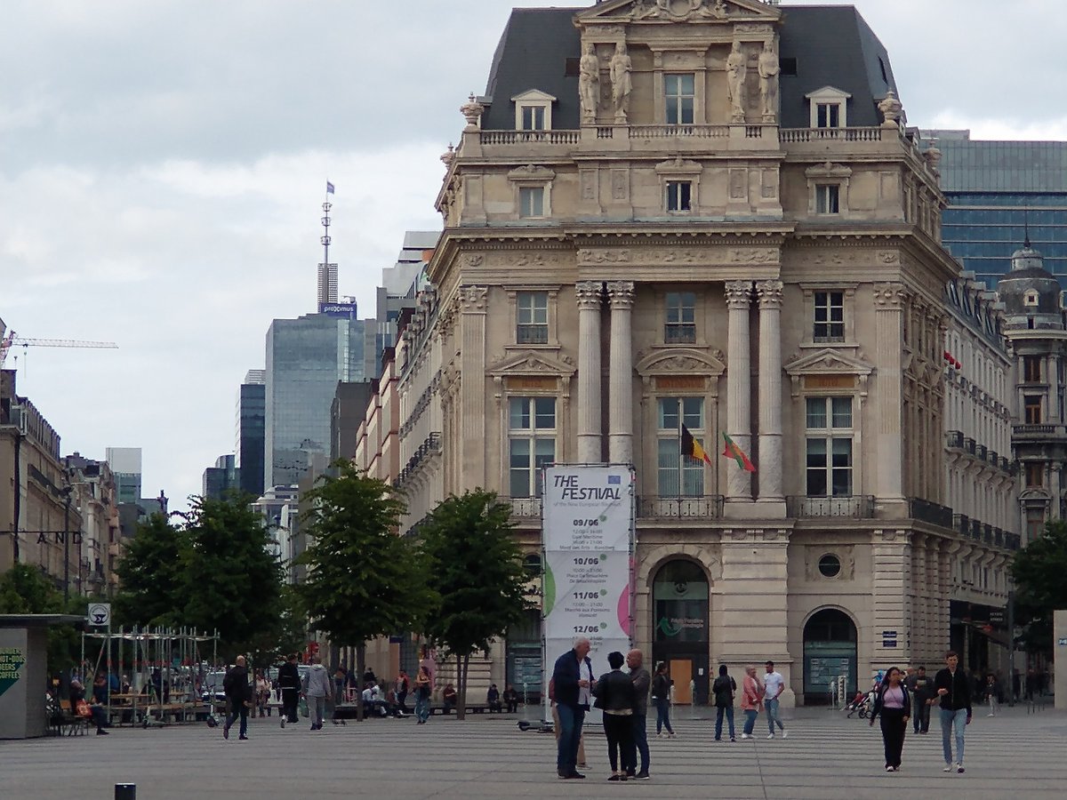 We're here! #NewEuropeanBauhaus Festival starts today at 16:00. Find us at Mont des Arts 🇧🇪🇪🇺🌱