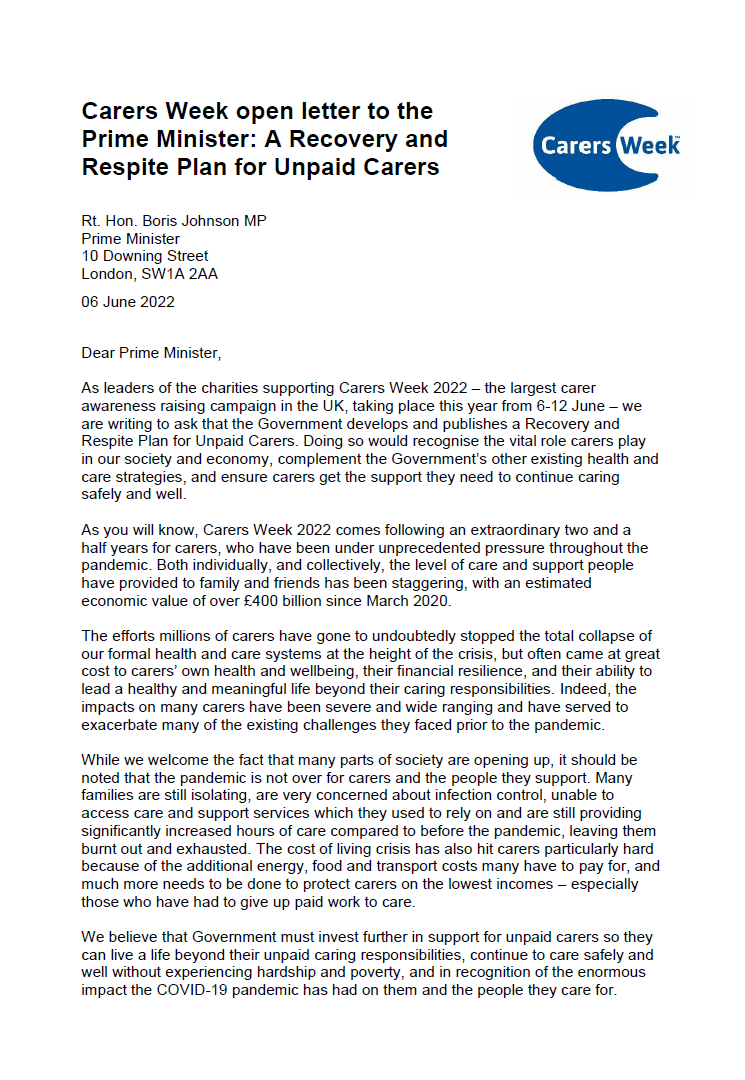 Carers Week tweet media