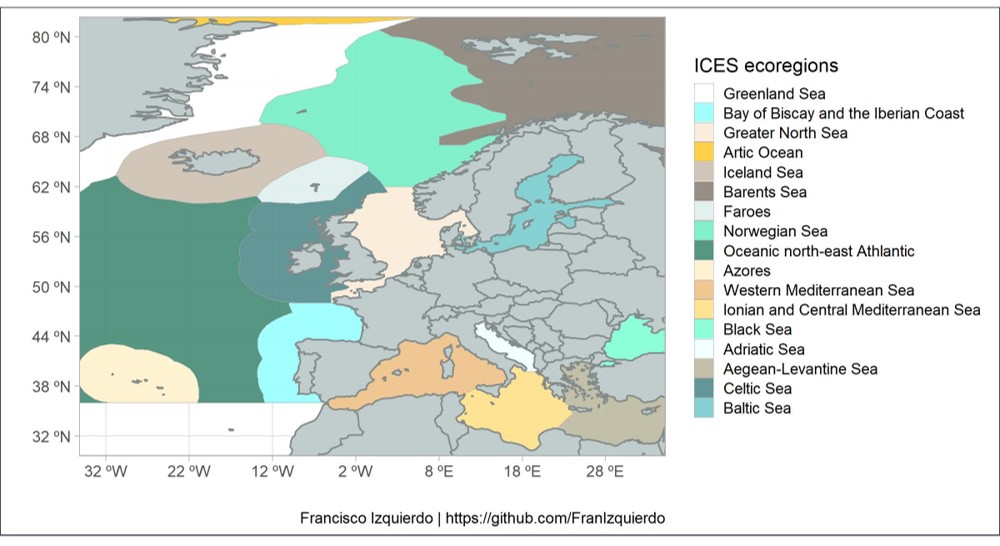 It's always a disaster to find an @ICES_ASC  map that represents only the ecoregions you are interested in... Here you have it! 😬 👉 #RStats  #ggplot2 
github.com/FranIzquierdo