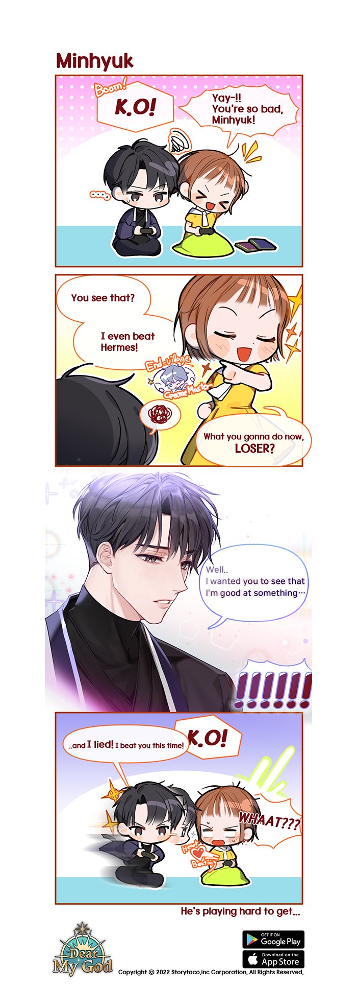 Storytaco스토리타코 Dear My God Minhyuk Is Playing Hard To Get On Mc Check Out His Real Of Love Pre Registration Now T Co Pqvtnoero8 Otome Comicstrip Dearmygod Lucydream T Co Yaxe6nowra Twitter