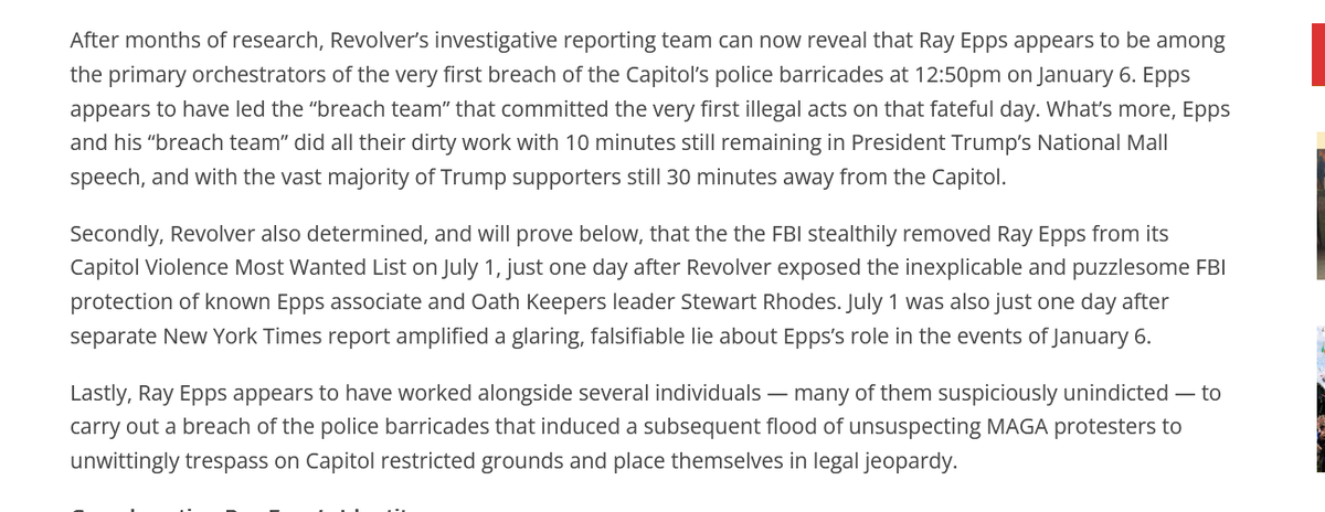 @PaulSperry30 Unconscionable corruption& judicial/LE dereliction= Babbitt's needless murder swept under FBI's& @SpeakerPelosi's rug. Will Thurs J6 show have vid of that? What about, where's #RayEpps??  #2TieredJusticeSystem  #RiggedJusticeSystem 

Link for #3
morningnews.buzz/latest-news/la…