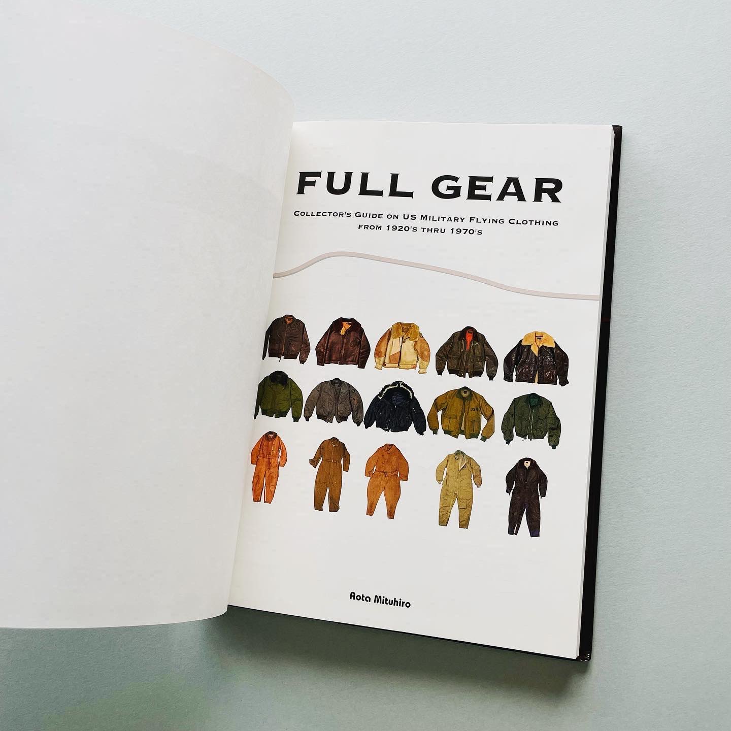 FULL GEAR 青田充弘 絶版フライトジャケットミリタリー書 | www.esn-ub.org